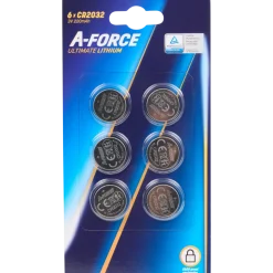 A-Force knoopcelbatterijen CR2032 6 Stuks | Action NL