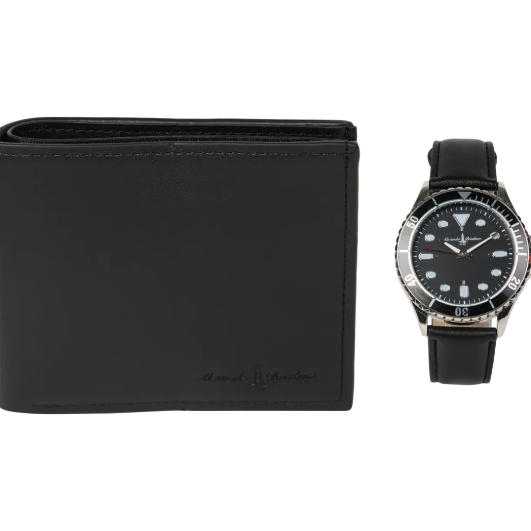 Alexander Brixham giftset met horloge en sleutelhanger | Action NL