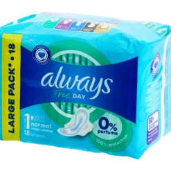 Always Free Day maandverband Normaal 18 Stuks | Action NL