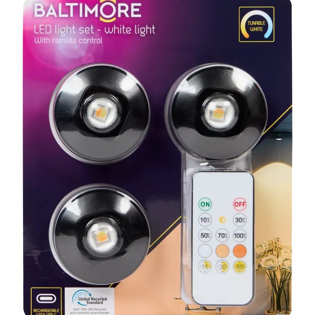 Baltimore oplaadbare ledlampen | Action NL