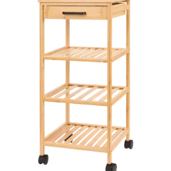 Bamboe trolley 33 x 33 x 73,5 cm | Action NL