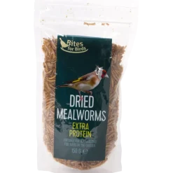 Bites for Birds gedroogde meelwormen | Action NL