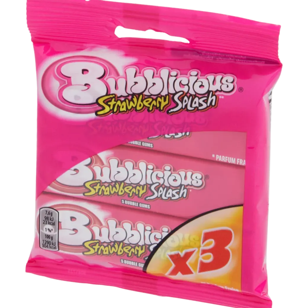 Bubblicious kauwgom Strawberry Splash | Action NL