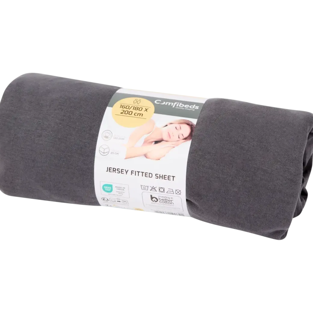 Comfibeds jersey hoeslaken 180 x 200 cm | Action NL