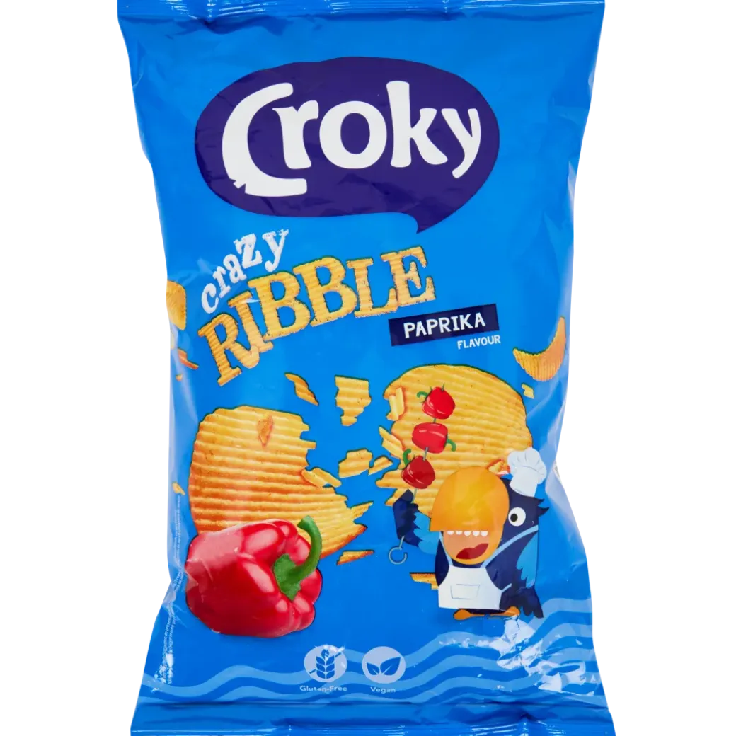 Croky Crazy Ribble chips Paprika | Action NL
