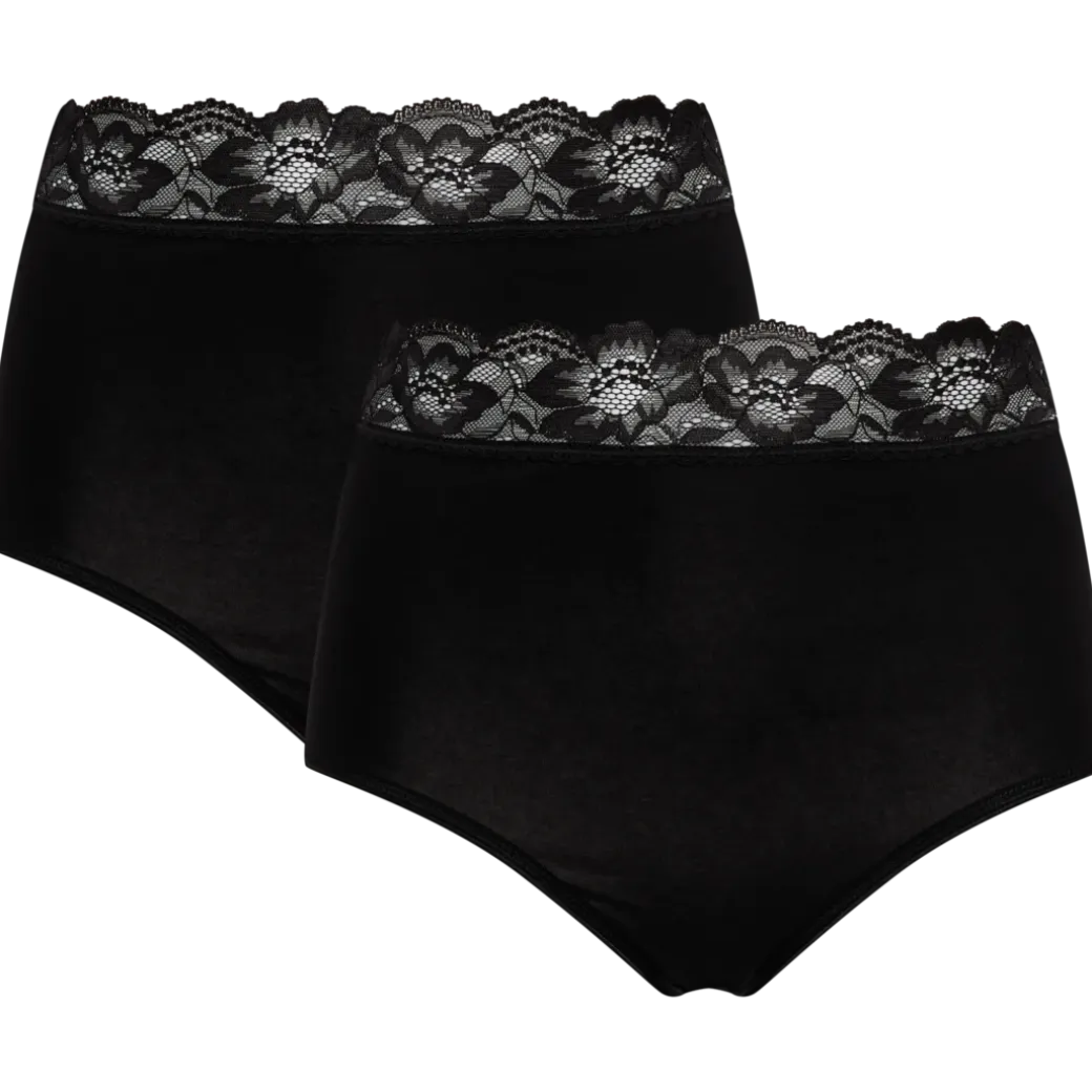 Dolce Bella kanten maxi-slips Vrouw 2 Stuks | Action NL