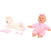 Dolly Star babypop Olivia met eenhoornknuffel | Action NL