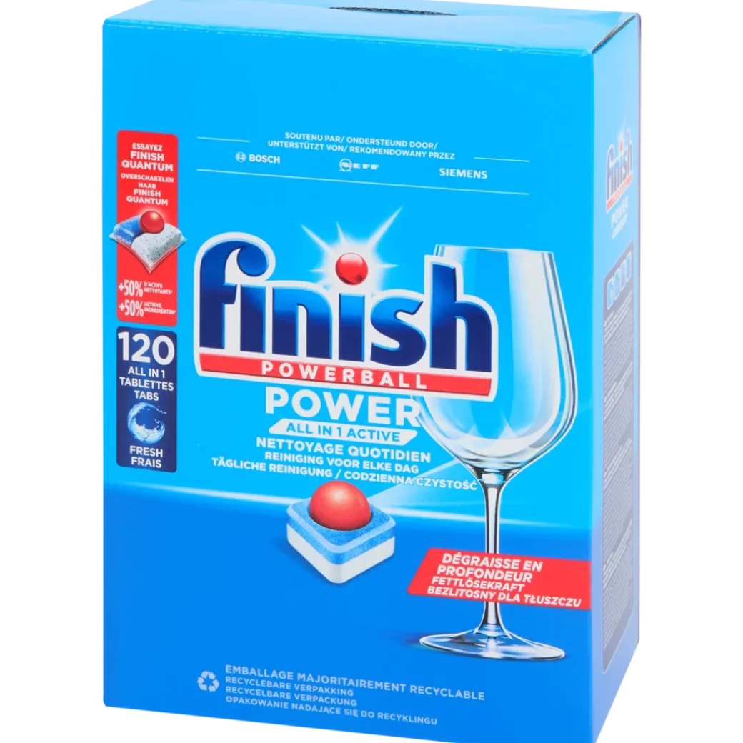 Finish Powerball vaatwastabletten All-in-1 Essential | Action NL