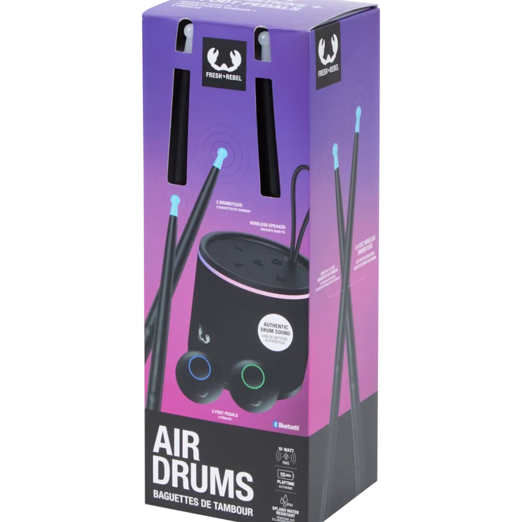 Fresh ’n Rebel Draadloze Bluetooth drumsticks set Air Drums | Action NL
