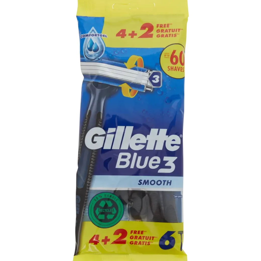 Gillette Blue3 scheermesjes Smooth | Action NL