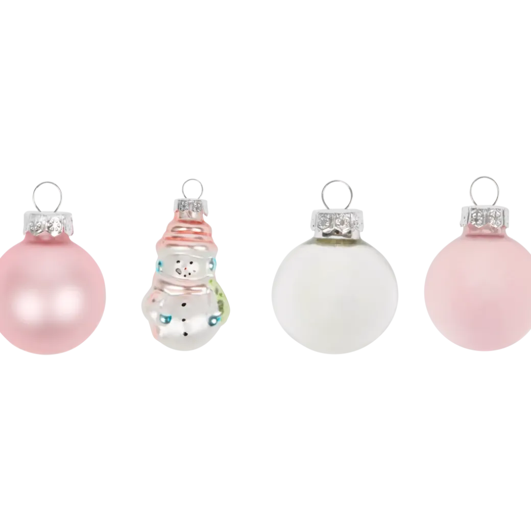 Glazen mini-kerstfiguren | Action NL