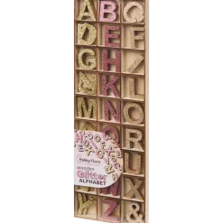 Hobby Flora houten glitter letters | Action NL