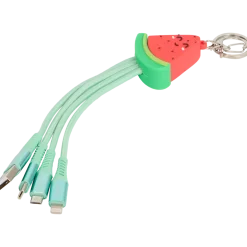 4-in-1 sleutelhanger met oplaadkabels | Action NL