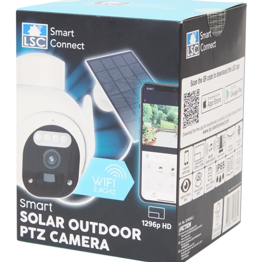 LSC Smart Connect PTZ-camera op zonne-energie | Action NL