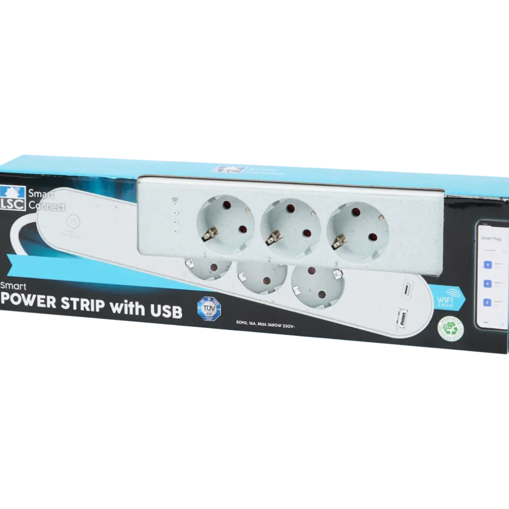 LSC Smart Connect slimme stekkerdoos 1.4 m | Action NL