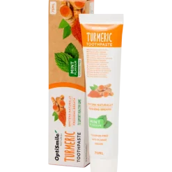 OptiSmile natuurlijke tandpasta Kurkuma & Mint | Action NL