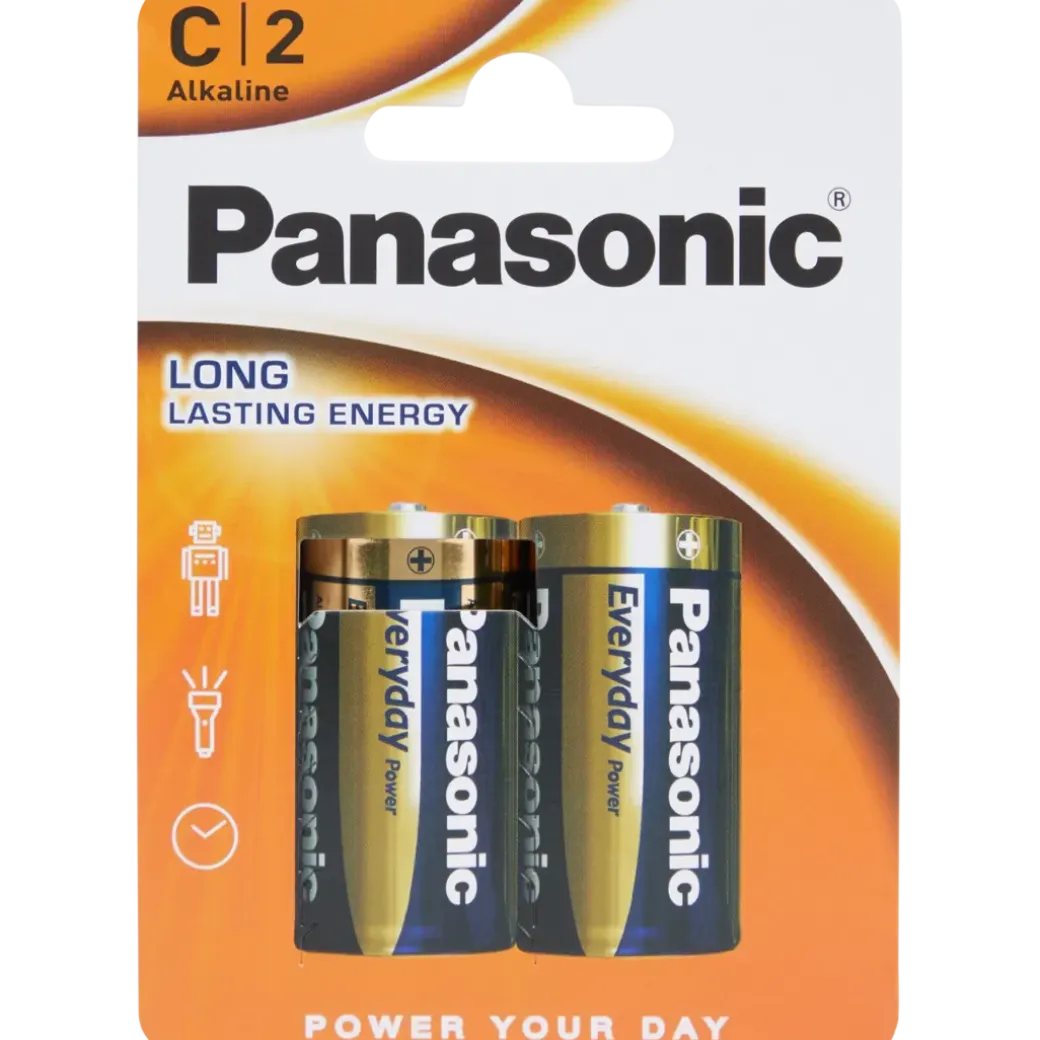 Panasonic batterijen C 2 Stuks | Action NL
