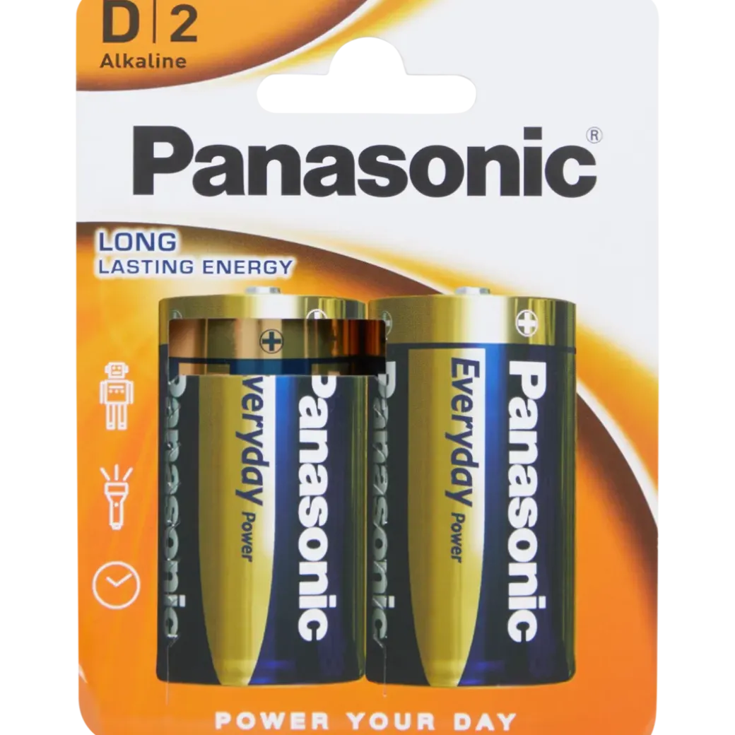 Panasonic batterijen D 2 Stuks | Action NL
