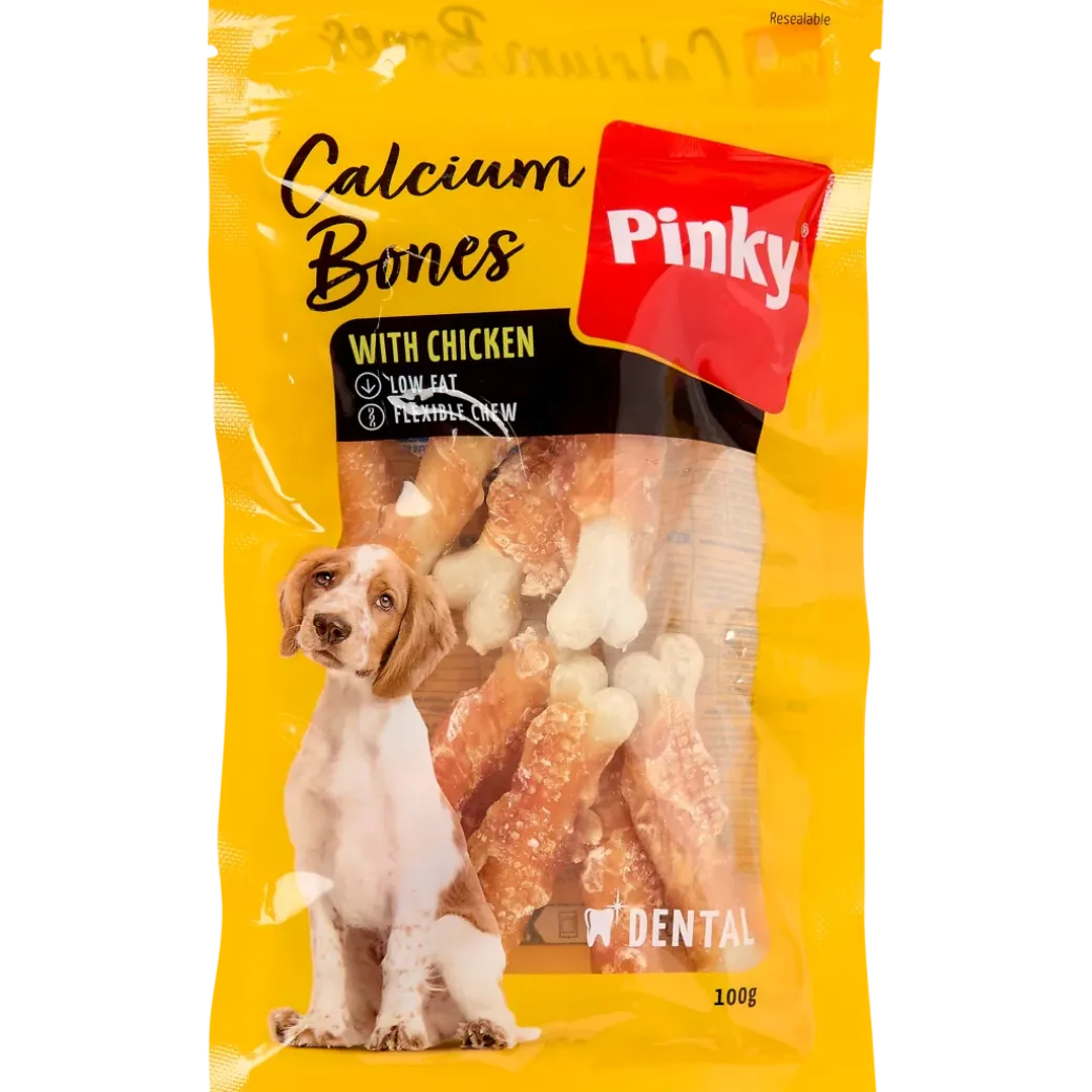 Pinky hondensnacks Calcium Bones | Action NL