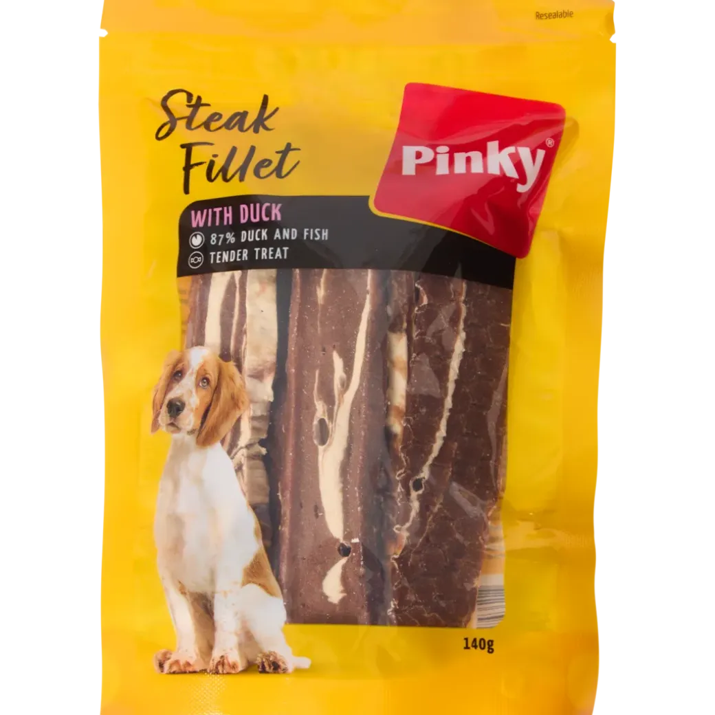 Pinky hondensnacks Steak Fillets | Action NL