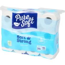 Pure Soft toiletpapier Soft & Strong 24 Stuks | Action NL
