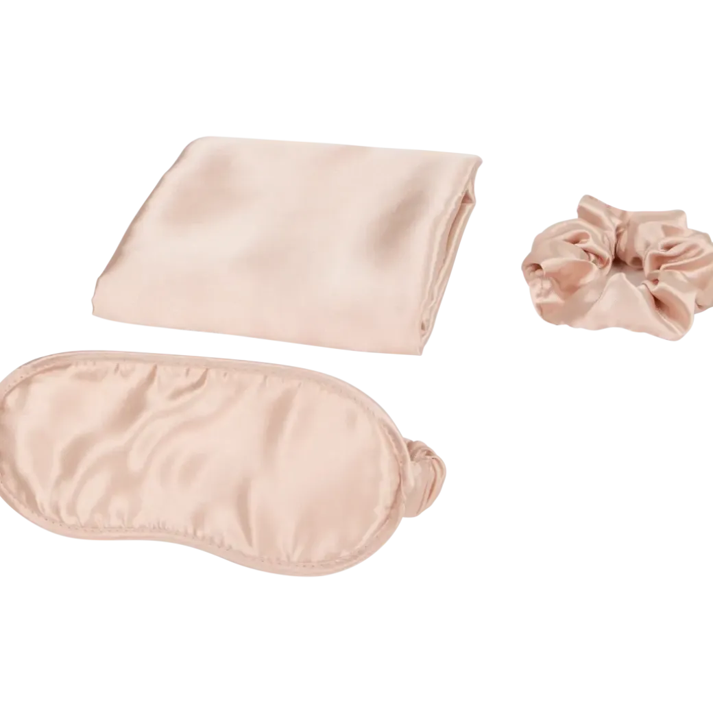 Satijnen beauty slaap-set | Action NL