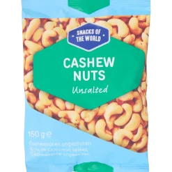 Snacks of the World ongezouten cashewnoten | Action NL