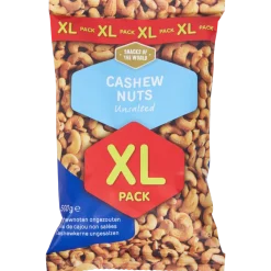 Snacks of the World ongezouten cashewnoten XL-pack | Action NL