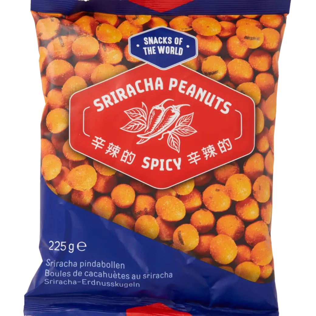 Snacks of the World sriracha pindabollen Spicy | Action NL
