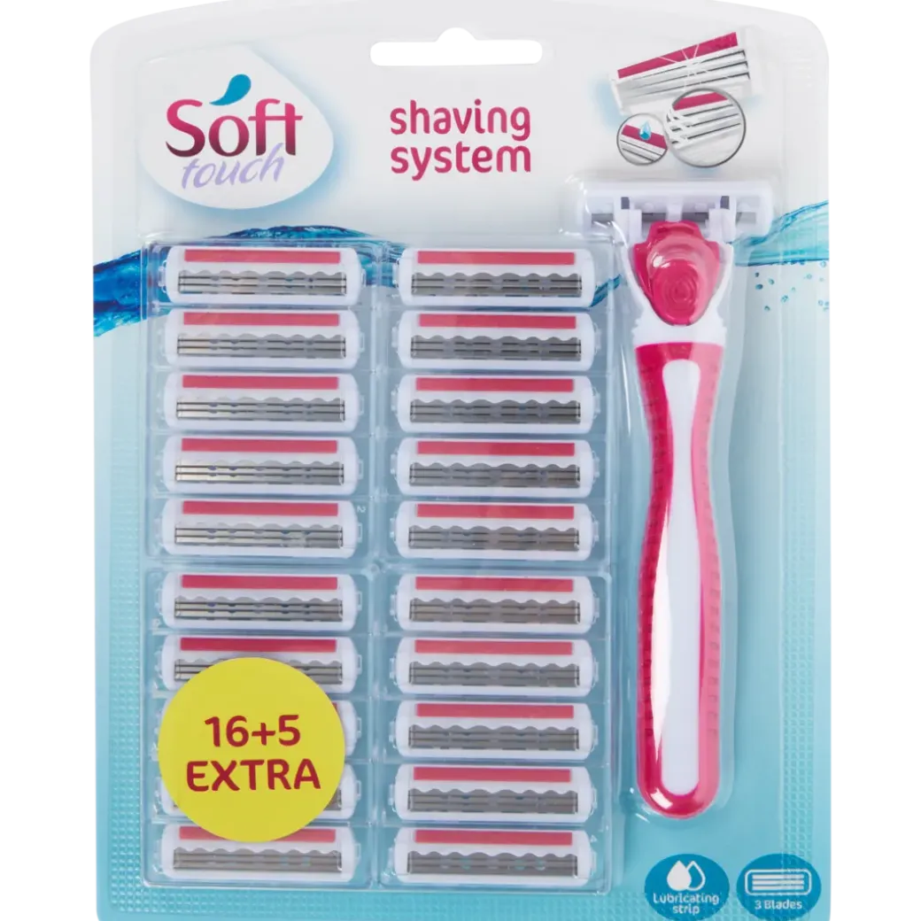 Soft Touch scheermes met extra mesjes | Action NL