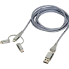 Sologic 6-in-1 laad- en datakabel 2 m | Action NL