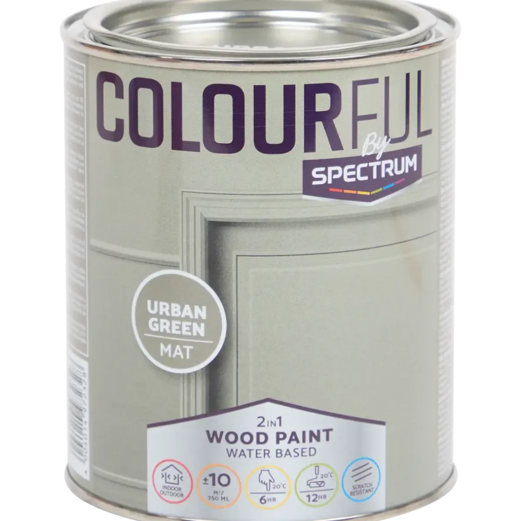Spectrum Colourful 2-in-1 meubelverf Urban Green Groen | Action NL
