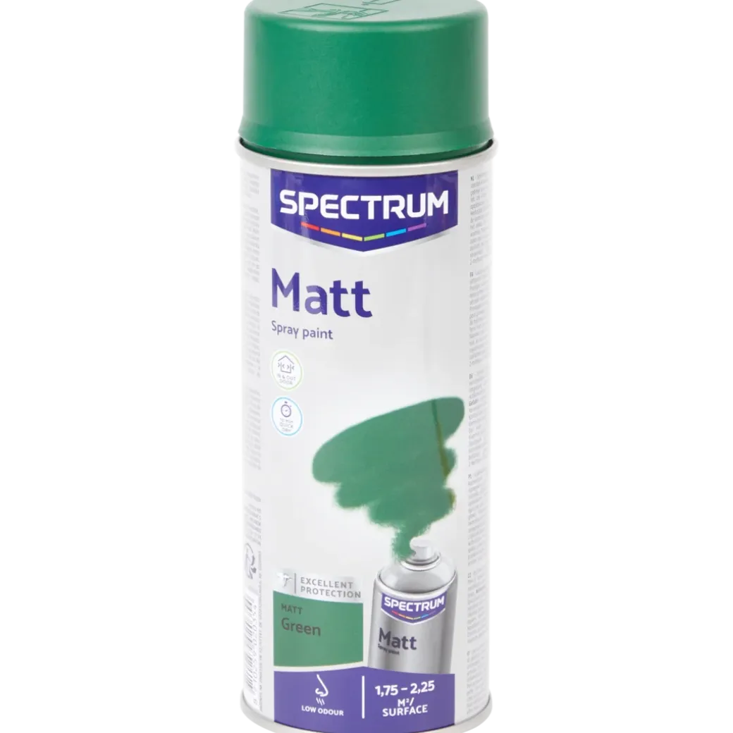 Spectrum spuitverf mat groen Groen 400 ml | Action NL