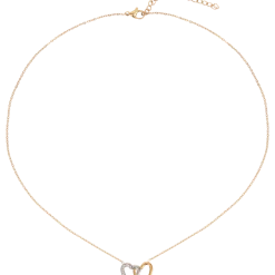 Stalen ketting met Swarovski-kristallen | Action NL