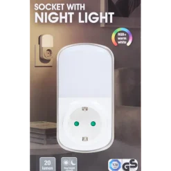 Stekker adapter met nachtlamp | Action NL