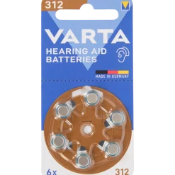 Varta hoortoestelbatterijen 312 6 Stuks | Action NL