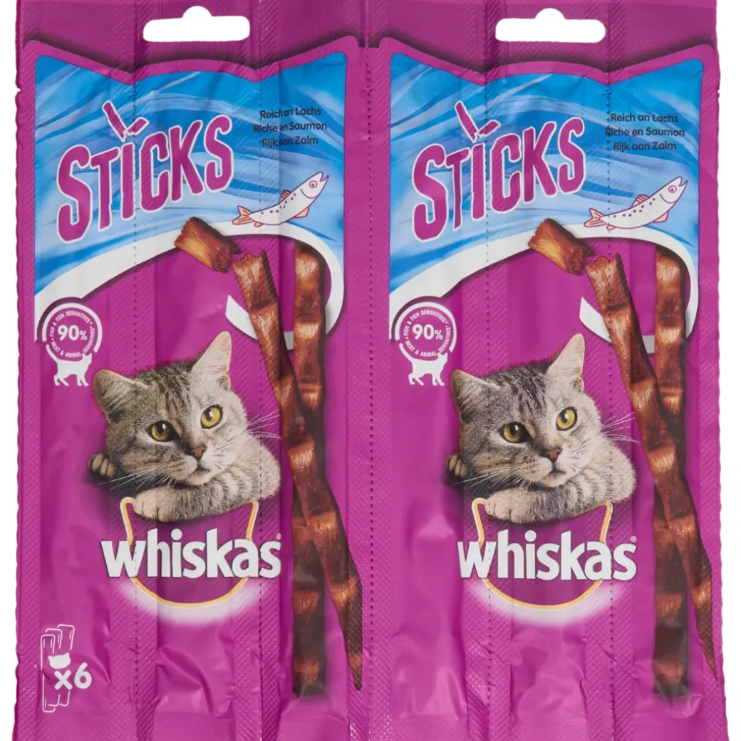 Whiskas kattensticks zalm | Action NL