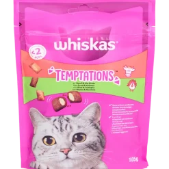 Whiskas Temptations kattensnoepjes rund en kalkoen | Action NL