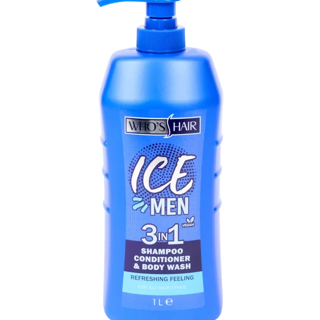 Who's Hair 3-in-1 Ice Men 1 liter | Action NL